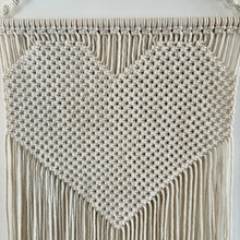 Load image into Gallery viewer, Large Macrame Heart
