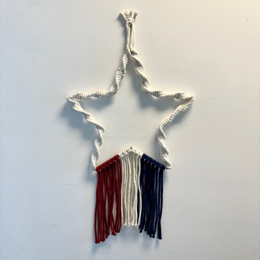 Macrame Firecracker Star