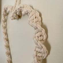 Load image into Gallery viewer, Macrame Heart Wreath
