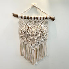 Load image into Gallery viewer, Macrame Fringe Heart
