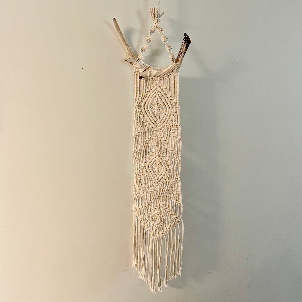 Macrame Deer Antler #004