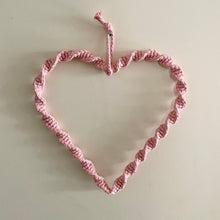 Load image into Gallery viewer, Macrame Heart Wreath
